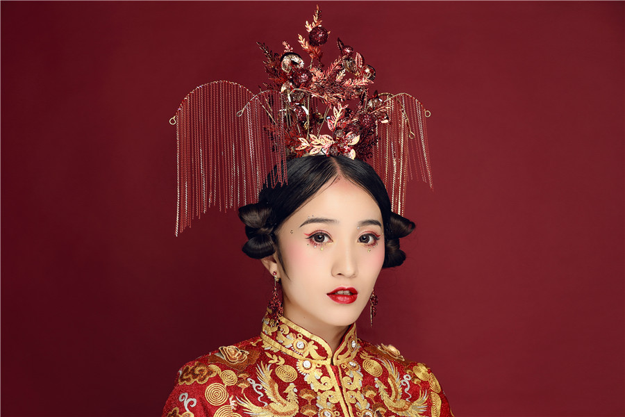 麗竹彩妝作品 | 東方中式復(fù)古造型