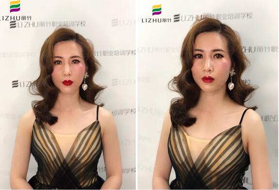麗竹彩妝作品：簡約氣質(zhì)名媛造型