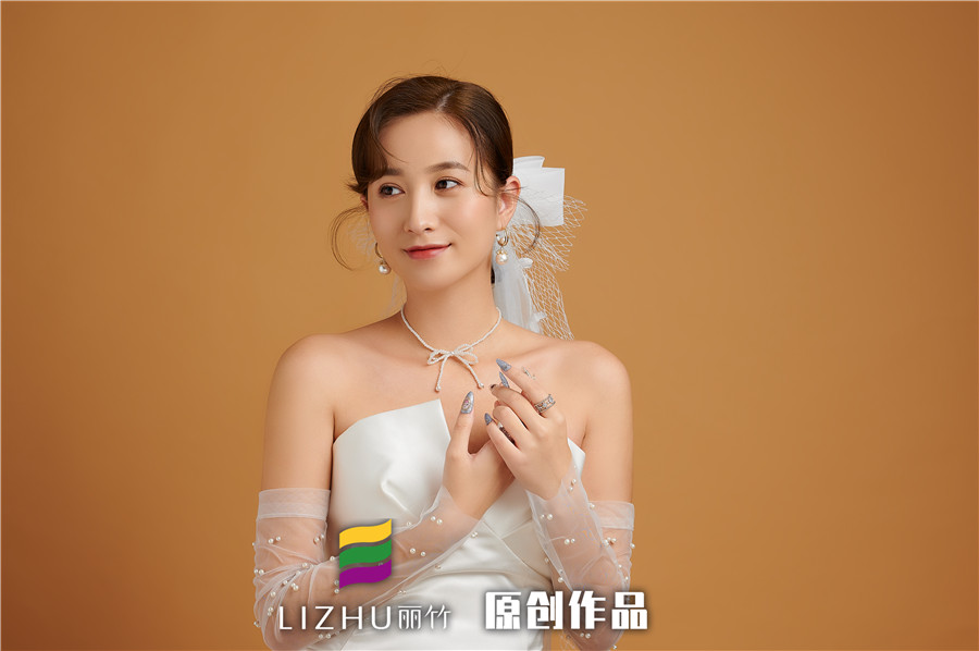 麗竹彩妝作品：簡(jiǎn)約韓式新娘系列