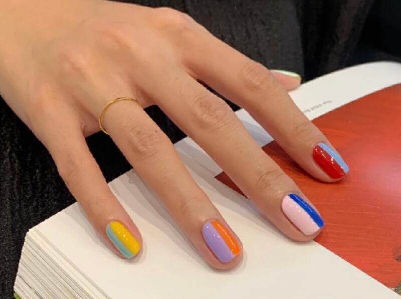 夏日跳色美甲合輯，廣西美甲師培訓(xùn)班都收集好了