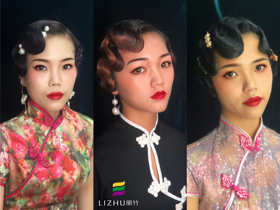 旗袍民國風造型，告訴你南寧學彩妝哪家教得好