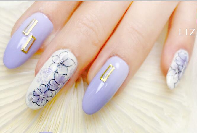 芋泥波波美甲，童趣清新又可愛(ài)