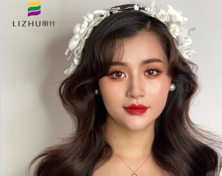 韓式披發(fā)新娘，彩妝化妝培訓(xùn)學(xué)校作品