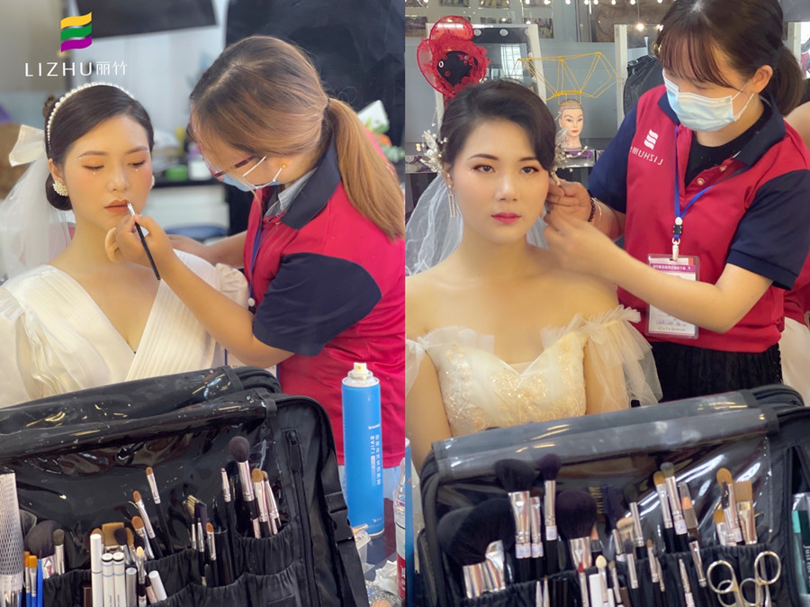 南寧化妝學(xué)校新娘妝？麗竹化妝時(shí)尚新娘研修班