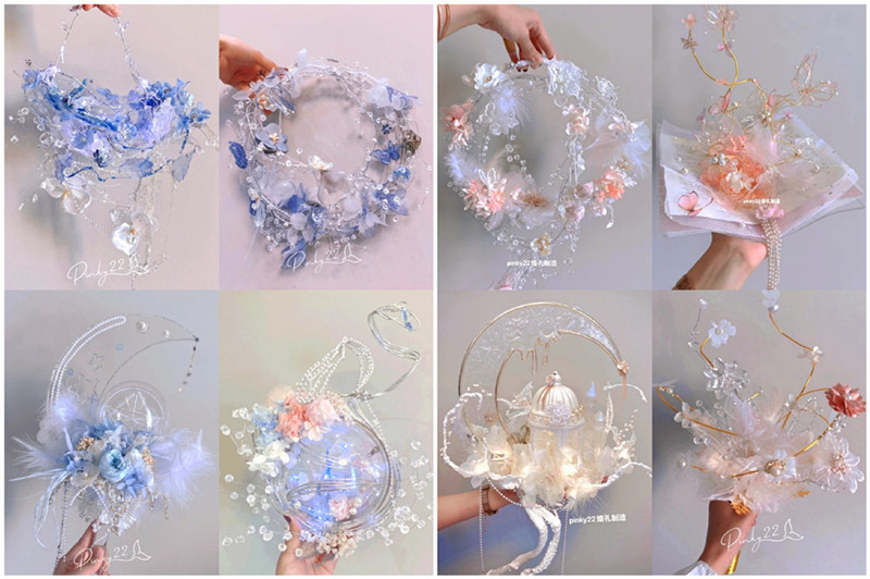 仙女新娘手捧花，南寧插花花藝培訓(xùn)邀你共賞