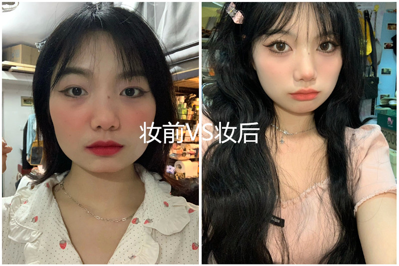 方形臉妝容教程，廣西美妝培訓(xùn)學(xué)校一對(duì)一指導(dǎo)