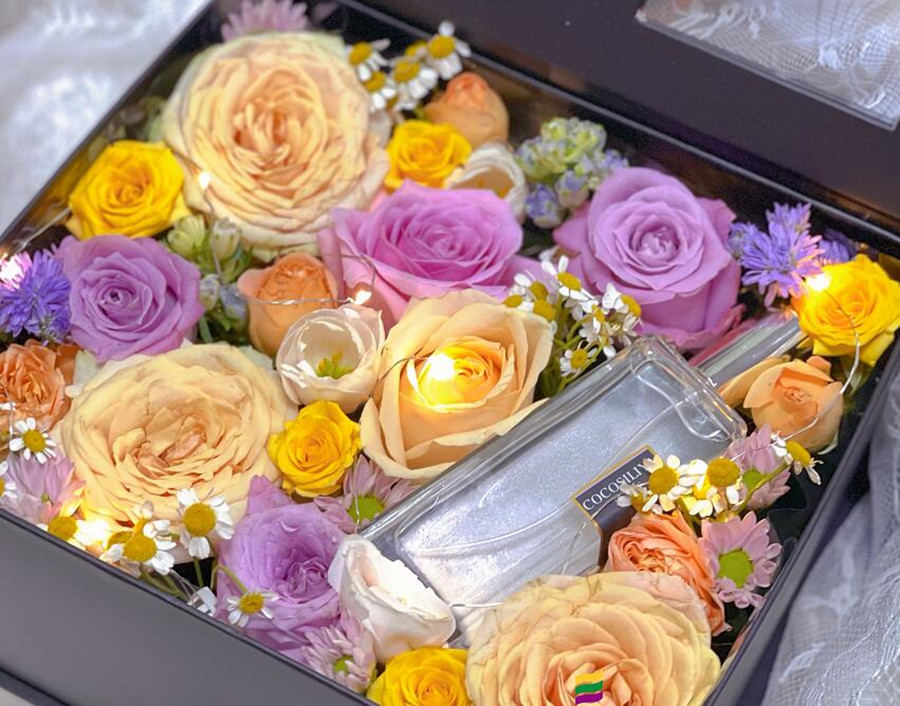 韓式花盒的特點(diǎn)，廣西花藝培訓(xùn)班詳細(xì)講解