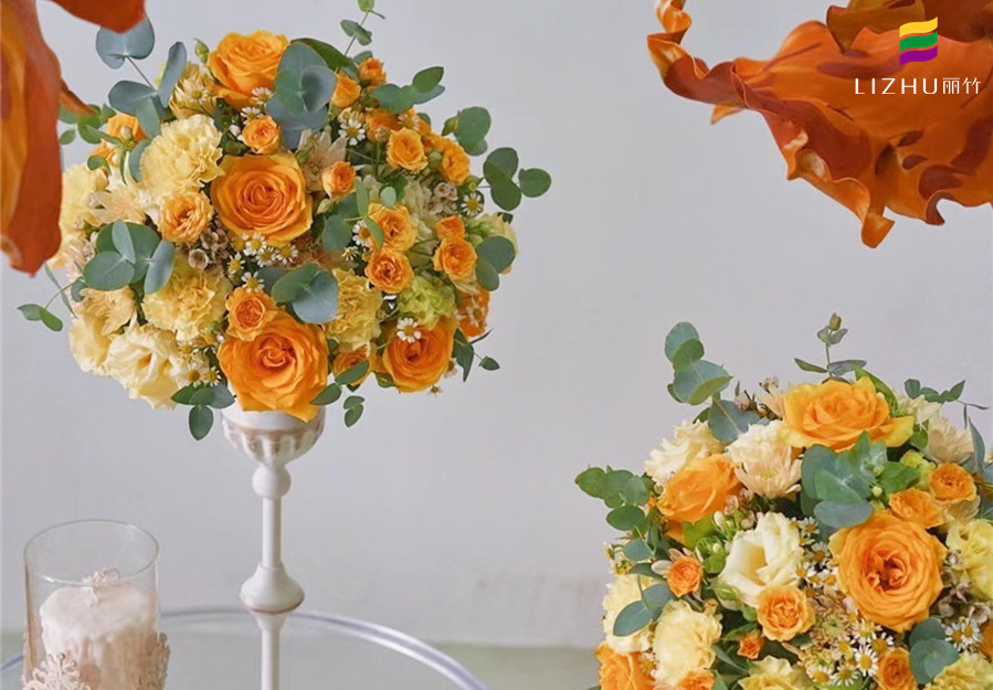 制作半球形桌花技巧，南寧插花學(xué)校浪漫分享