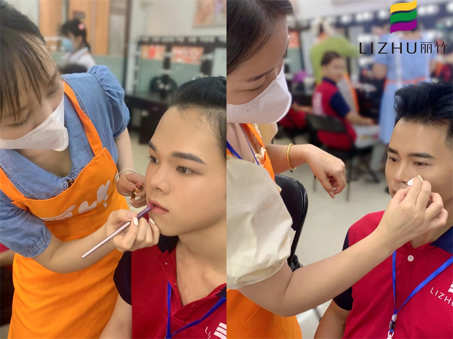 男士化妝技巧，南寧化妝學(xué)校分享課件