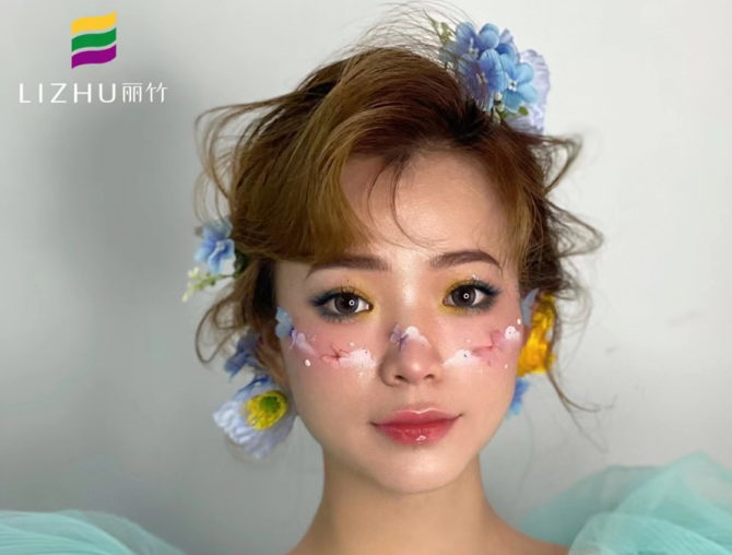 森系靈動(dòng)造型，廣西化妝彩妝學(xué)校作品