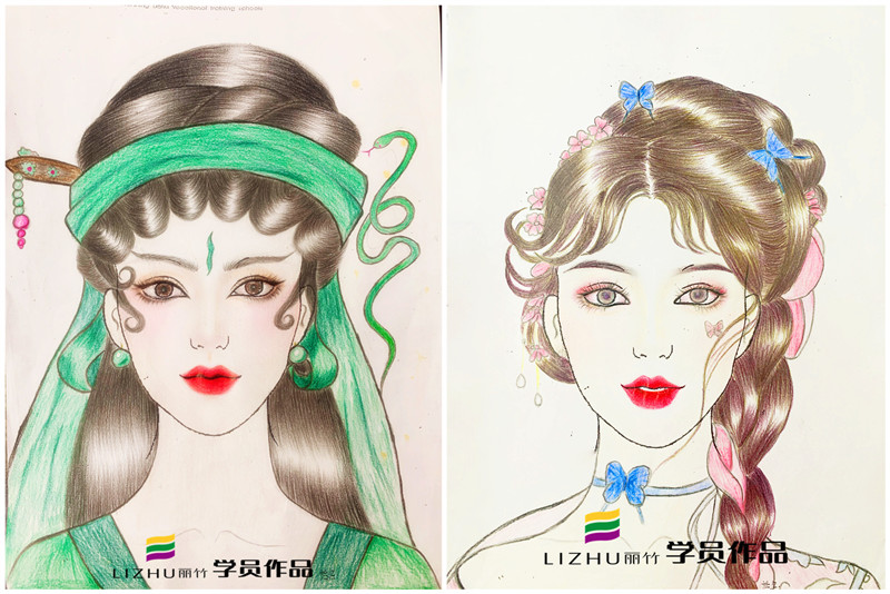 紙妝基礎(chǔ)圖練習(xí)，零基礎(chǔ)學(xué)化妝一點(diǎn)也不難