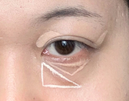 重度黑眼圈遮瑕方法，廣西化妝美妝培訓教學