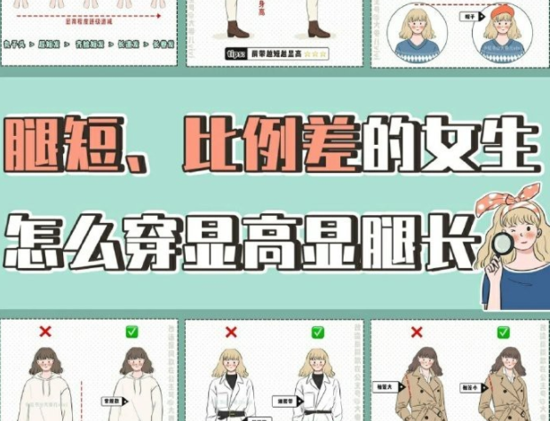 廣西省彩妝造型學(xué)校教你穿衣怎么顯高顯腿長？