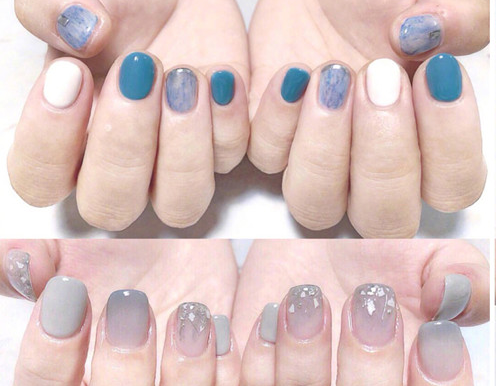 簡(jiǎn)約單色美甲，南寧美甲教學(xué)分享