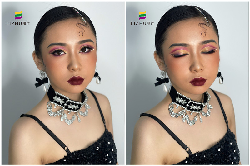 拉丁舞者眼妝的特點，廣西有名的化妝造型學(xué)校課堂實操