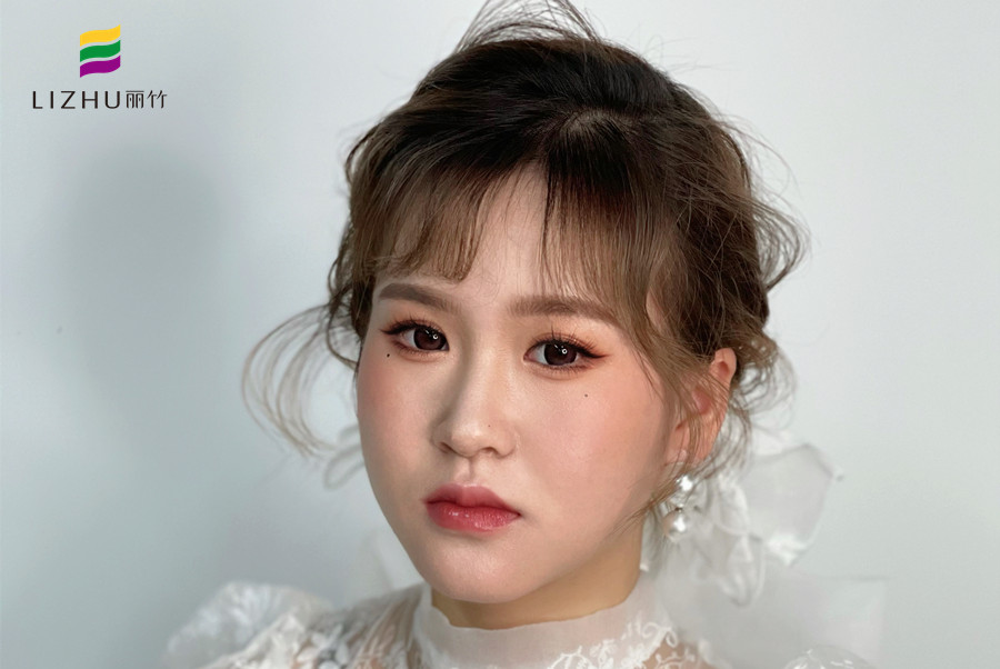 抽絲新娘造型，廣西美妝專業(yè)造型學(xué)校學(xué)員作品