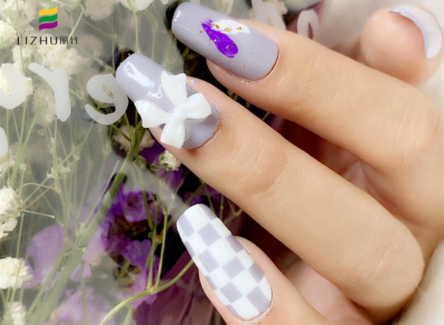 鮮花美甲，南寧美甲款式造型學(xué)校作品