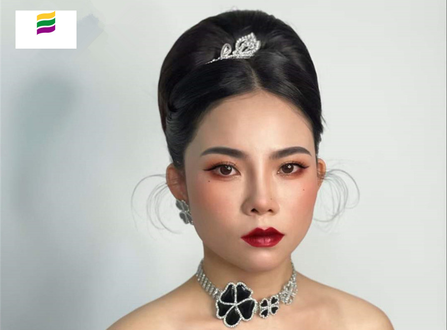 赫本新娘造型，廣西培訓(xùn)化妝寫(xiě)真