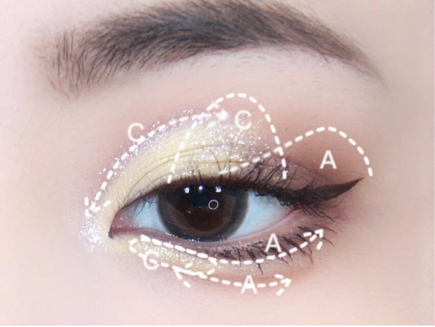 春日彩色眼妝，廣西彩妝基礎(chǔ)培訓(xùn)教學(xué)