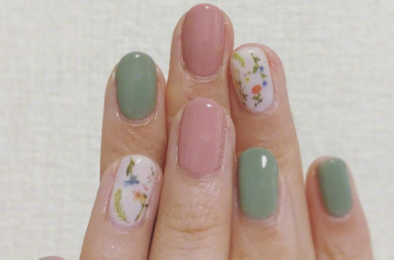 干花美甲教程，學(xué)美甲在南寧