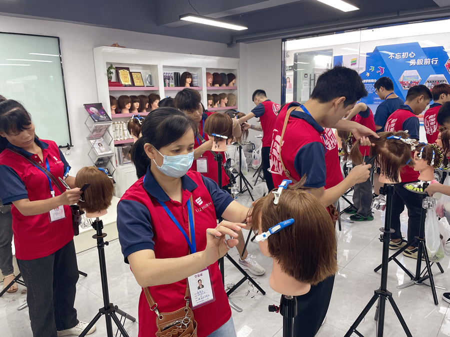 圓形堆積技巧，廣西剪發(fā)基礎(chǔ)培訓(xùn)分享