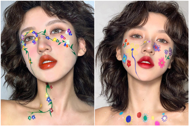 多巴胺彩色妝容，廣西化妝美妝造型學校整理