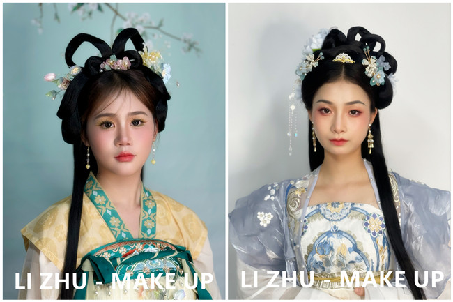 古風(fēng)造型，廣西彩妝造型進(jìn)修作品