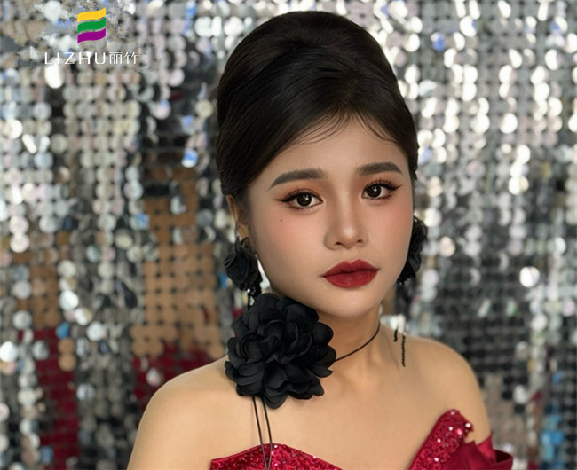 復(fù)古年會造型，南寧化妝美業(yè)學(xué)習(xí)作品