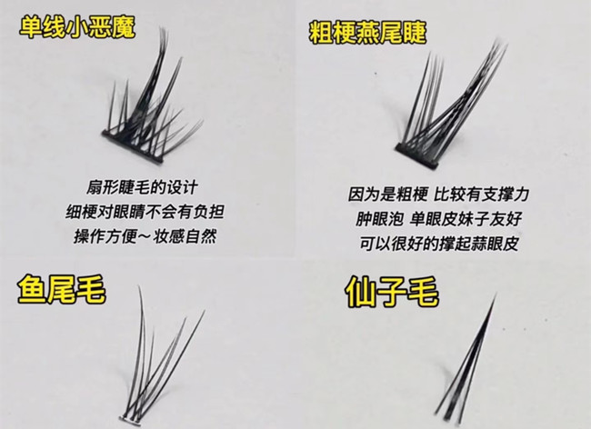 假睫毛科普知識，廣西化妝基礎(chǔ)