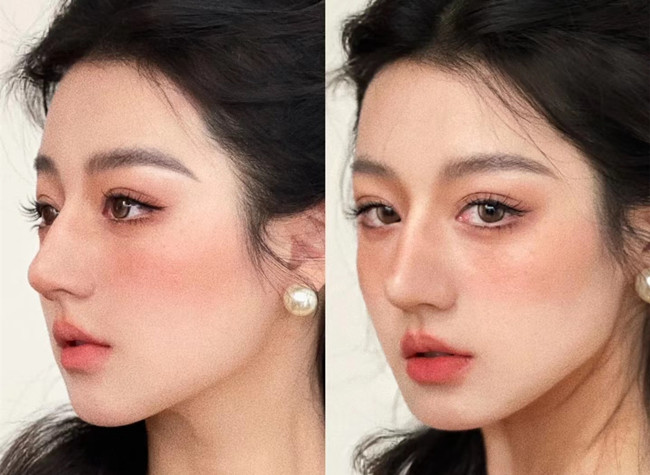 適合方圓臉的天菜畫法，廣西化妝美妝職業(yè)培訓分享