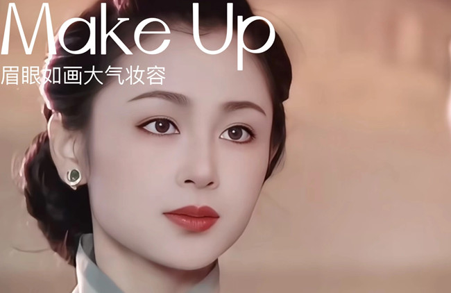 民國大女主妝容教程，南寧化妝專業(yè)培訓