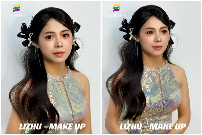 禮服造型，廣西化妝形象學(xué)校作品