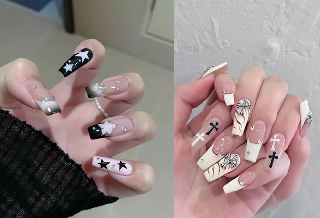 甜辣風(fēng)夏日美甲，廣西美甲款式造型學(xué)校推薦