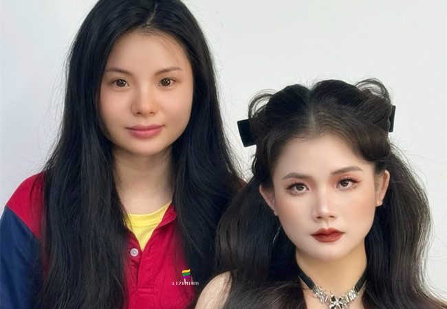 貓系披發(fā)造型，從零開始學(xué)彩妝作品