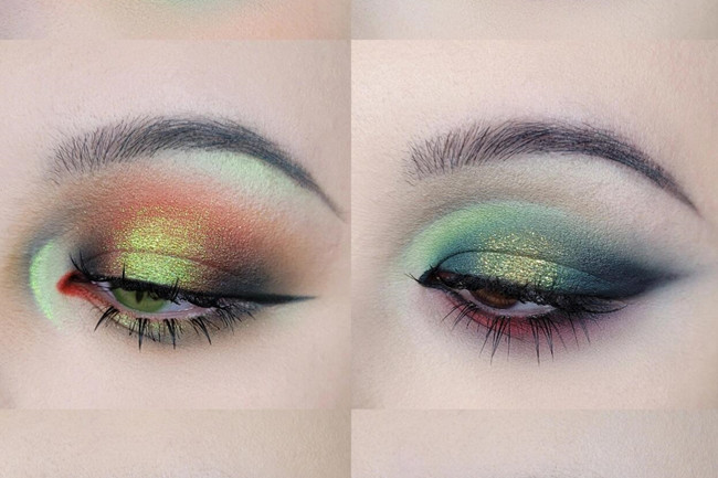 彩色煙熏截?cái)嘌蹔y，零基礎(chǔ)學(xué)眼妝