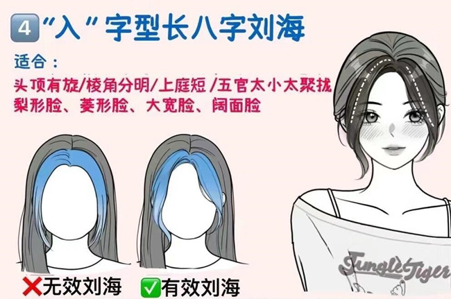 如何護理“入”字型劉海教程，廣西美發(fā)修剪學校教你