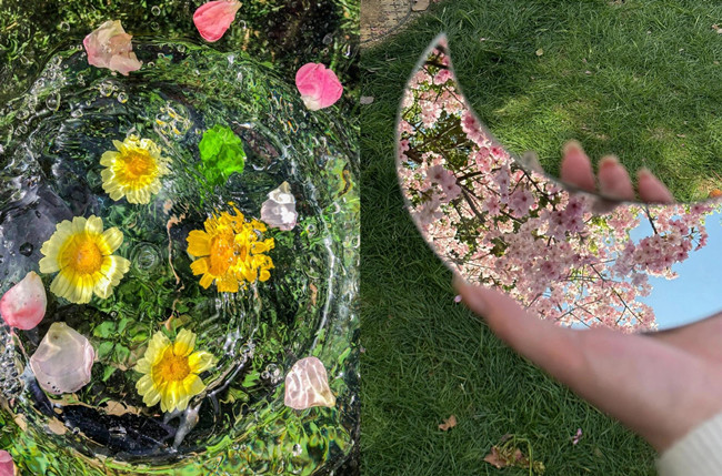 不露臉的春季大片拍照技巧，從零開始學(xué)化妝拍照