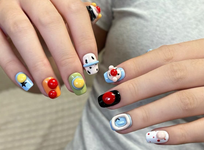 春日卡通美甲，廣西美甲造型培訓(xùn)整合