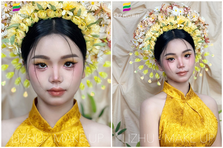 旅拍寫真簪花造型，廣西旅拍寫真作品