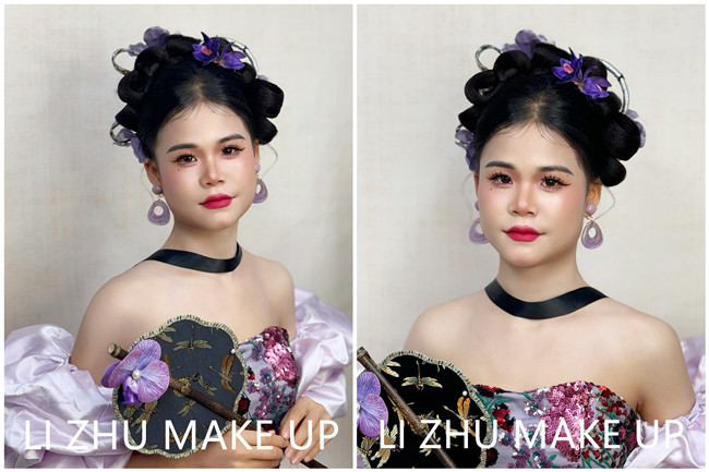 新中式東方造型，?南寧彩妝寫真機構作品