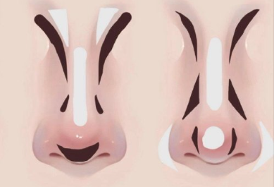 廣西習(xí)化妝排名：不同鼻型如何修容？