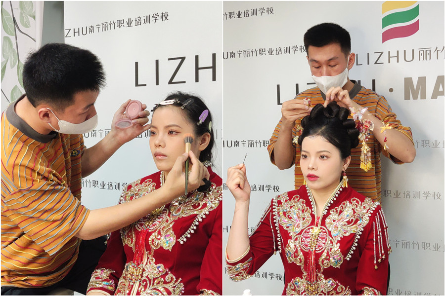 秀禾新娘造型，南寧婚禮化妝分享