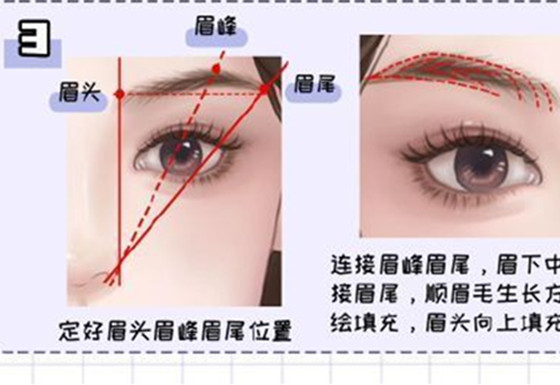 方圓臉如何畫眉？化妝新手入門教程