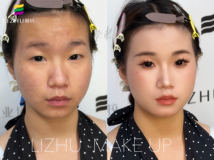 單眼皮調(diào)整技巧，廣西彩妝專業(yè)學(xué)校分享技巧