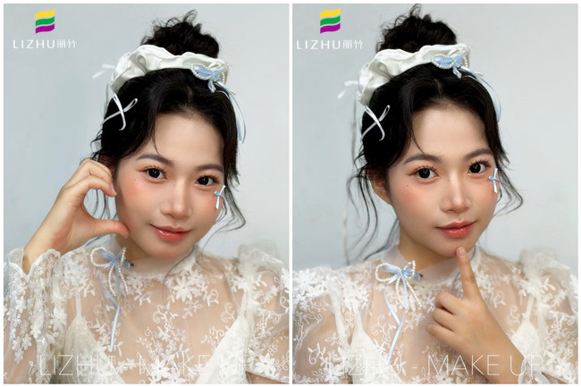 韓式丸子頭造型，南寧彩妝形象造型學(xué)校