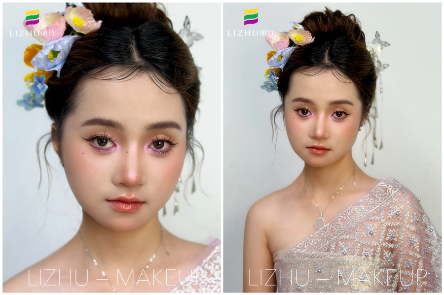 傣族造型，廣西化妝攝影化妝培訓(xùn)